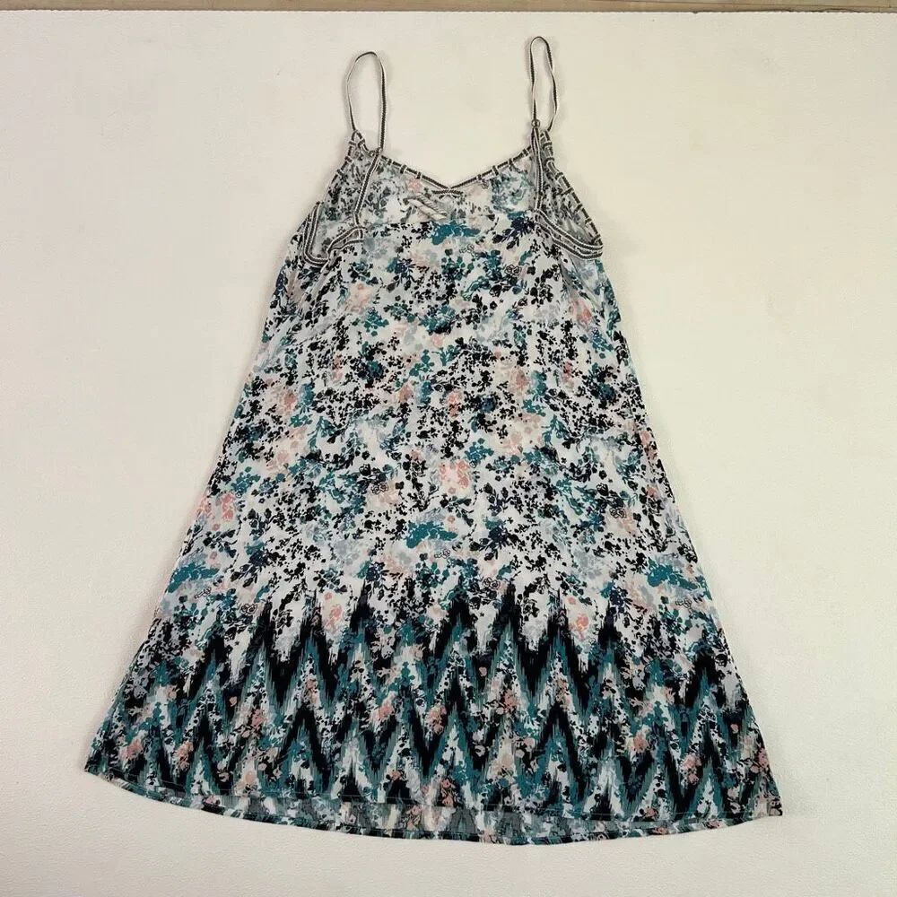 Aeropostale Floral Print Slip Dress Women’s XS Spaghetti Strap Summer Boho